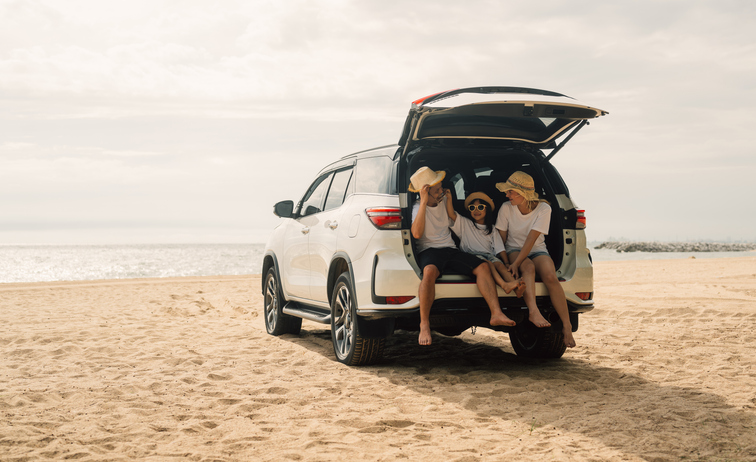 Dienstwagen im Urlaub